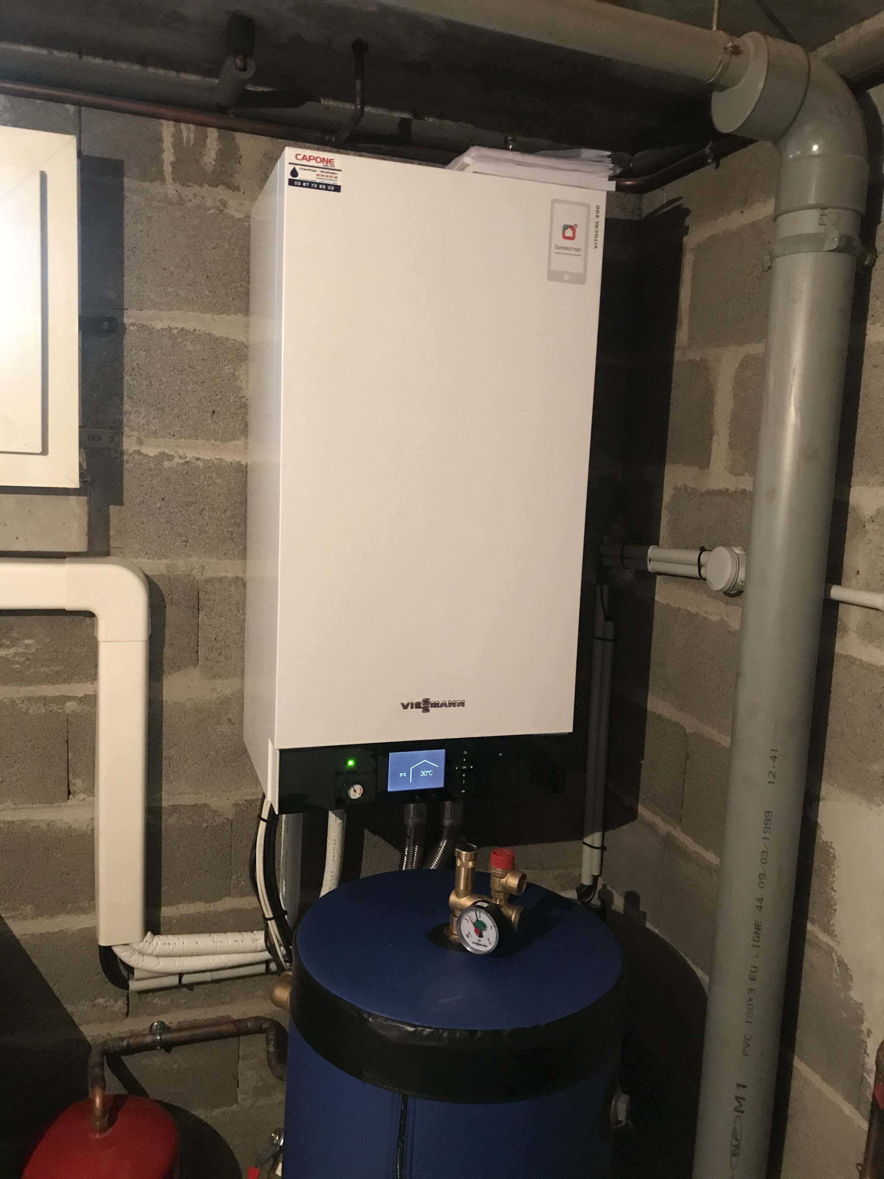 photo de la prestation Pompe a chaleur air/eau Viessmann